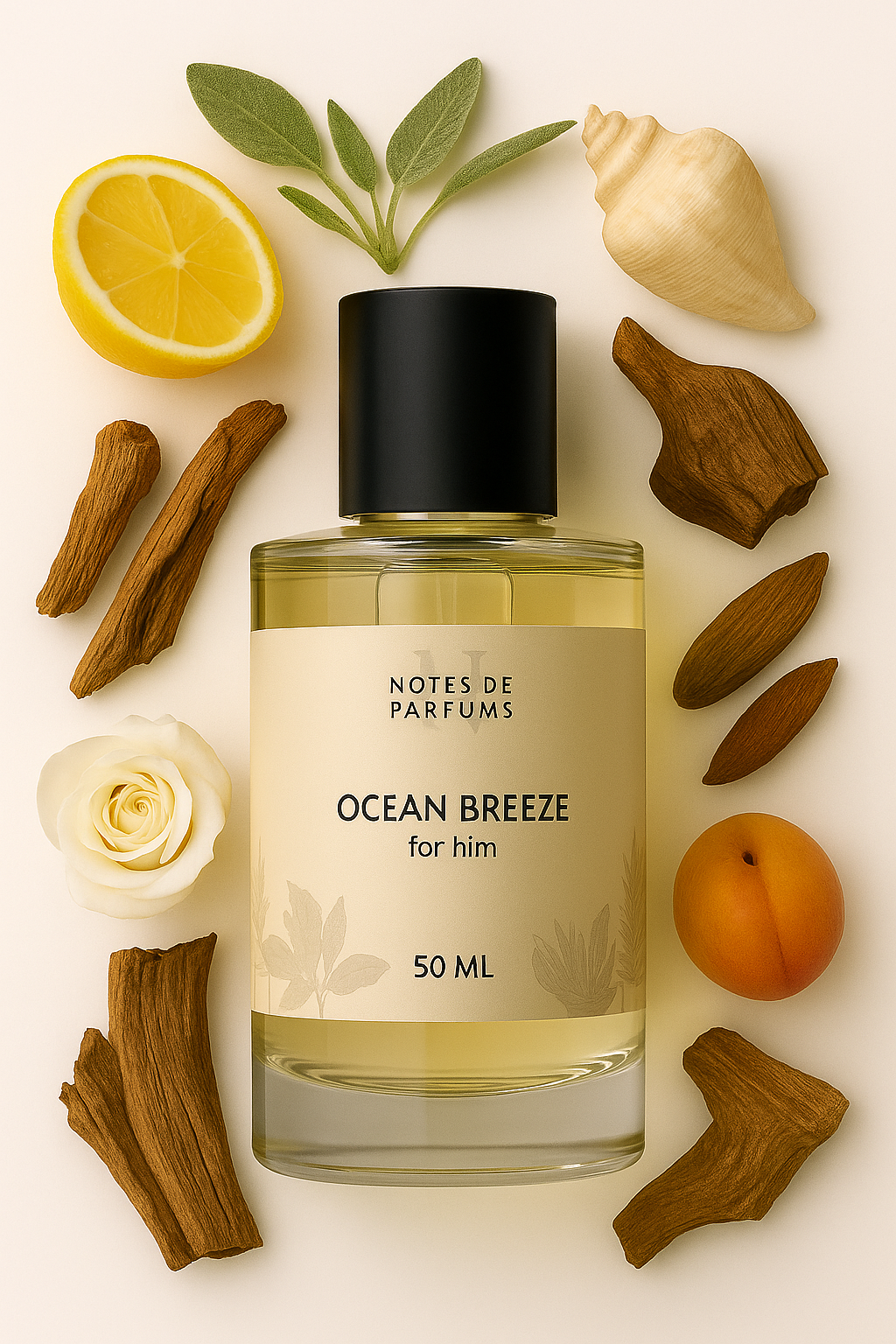 Ocean Breeze – For Him | Crisp Aquatic Citrus Perfume