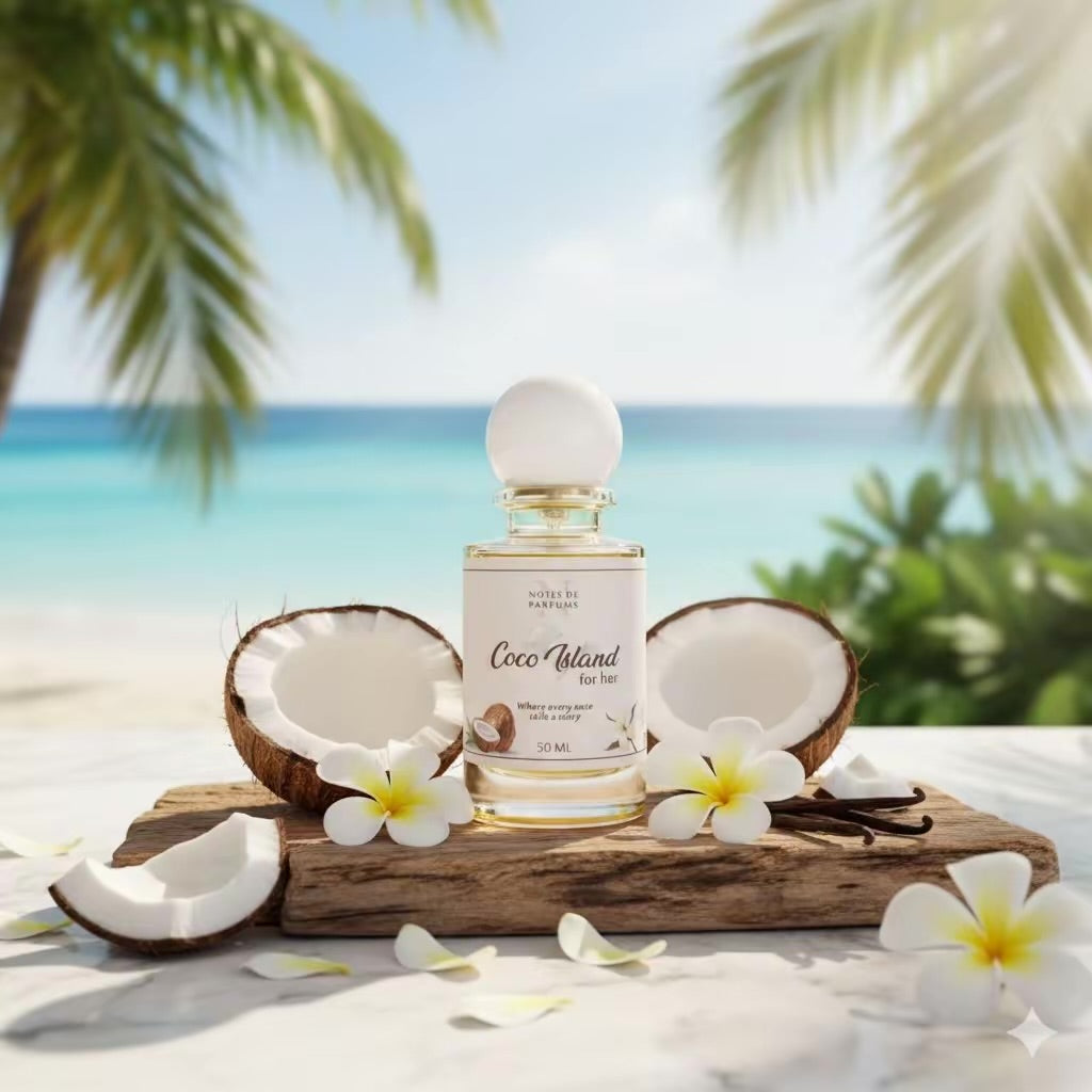 Coco Island – For Her | Tropical Floral Coconut Perfume