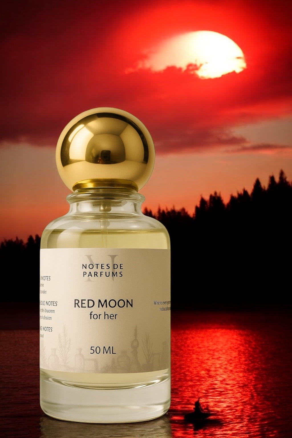 Red Moon – For Her | Bold Floral Amber Perfume