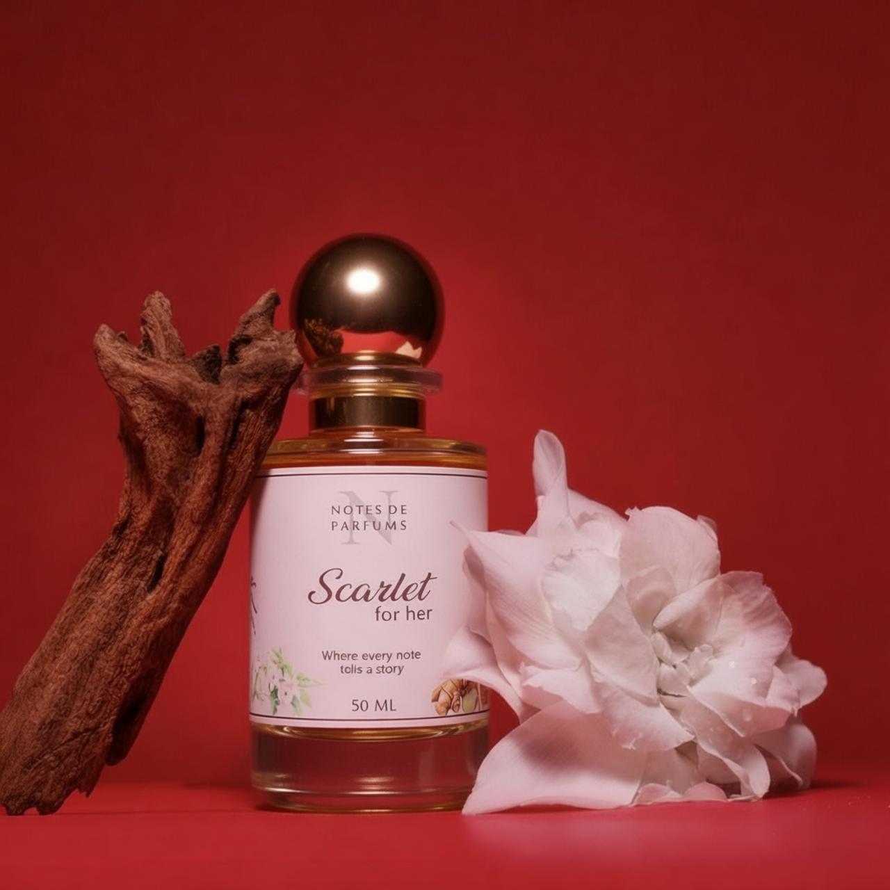 Scarlet – For Her | Fiery Floral Citrus Perfume
