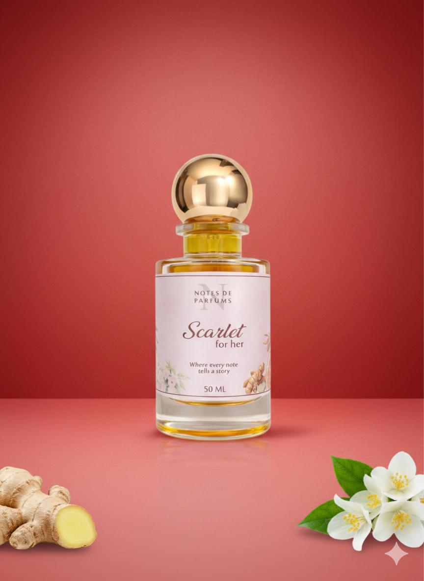 Scarlet – For Her | Fiery Floral Citrus Perfume